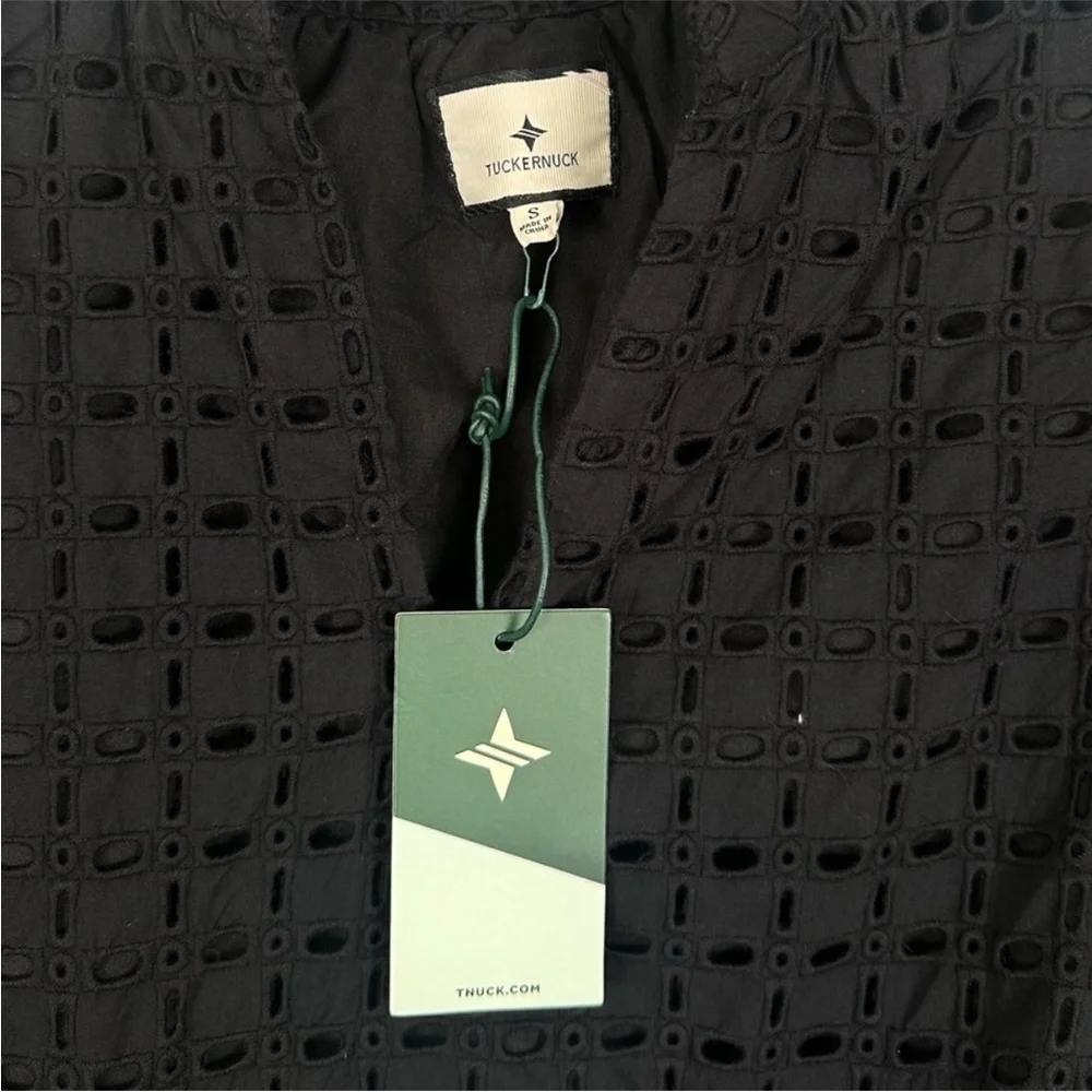 TUCKERNUCK Black Eyelet Crawford Dress NWT - Picture 8 of 9